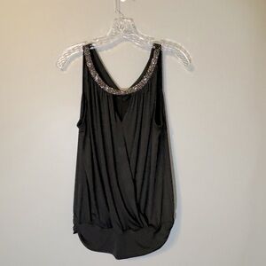 EXPRESS - Dressy Black Tank Top - Size L